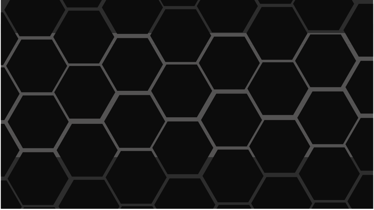 black hexagon background