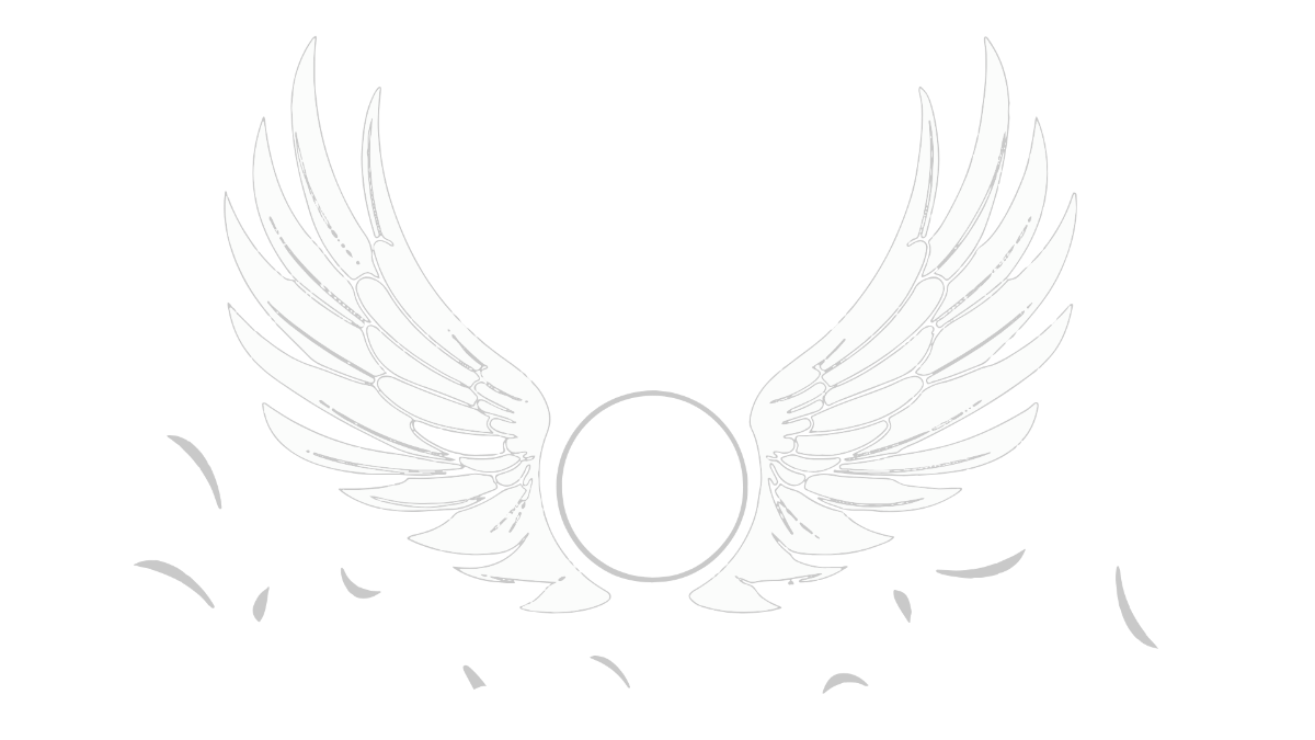 White Angel Wings Background