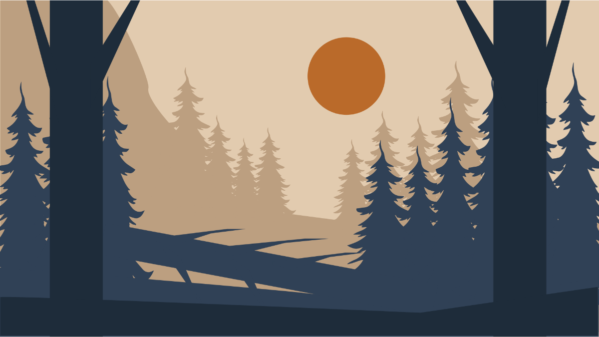 Illustration Forest Background