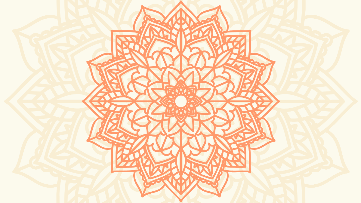 Illustration Mandala Background