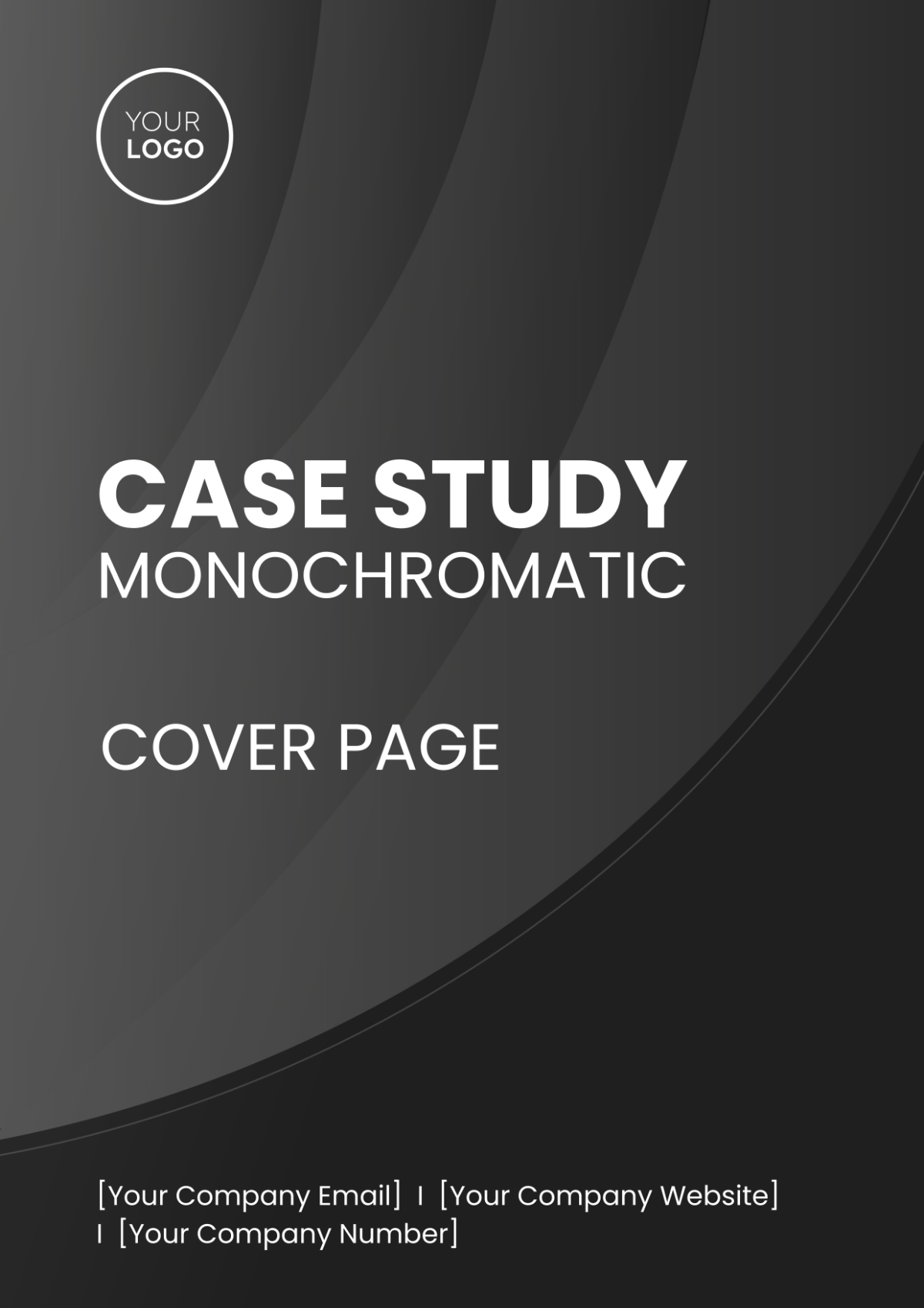 Case Study Monochromatic Cover Page