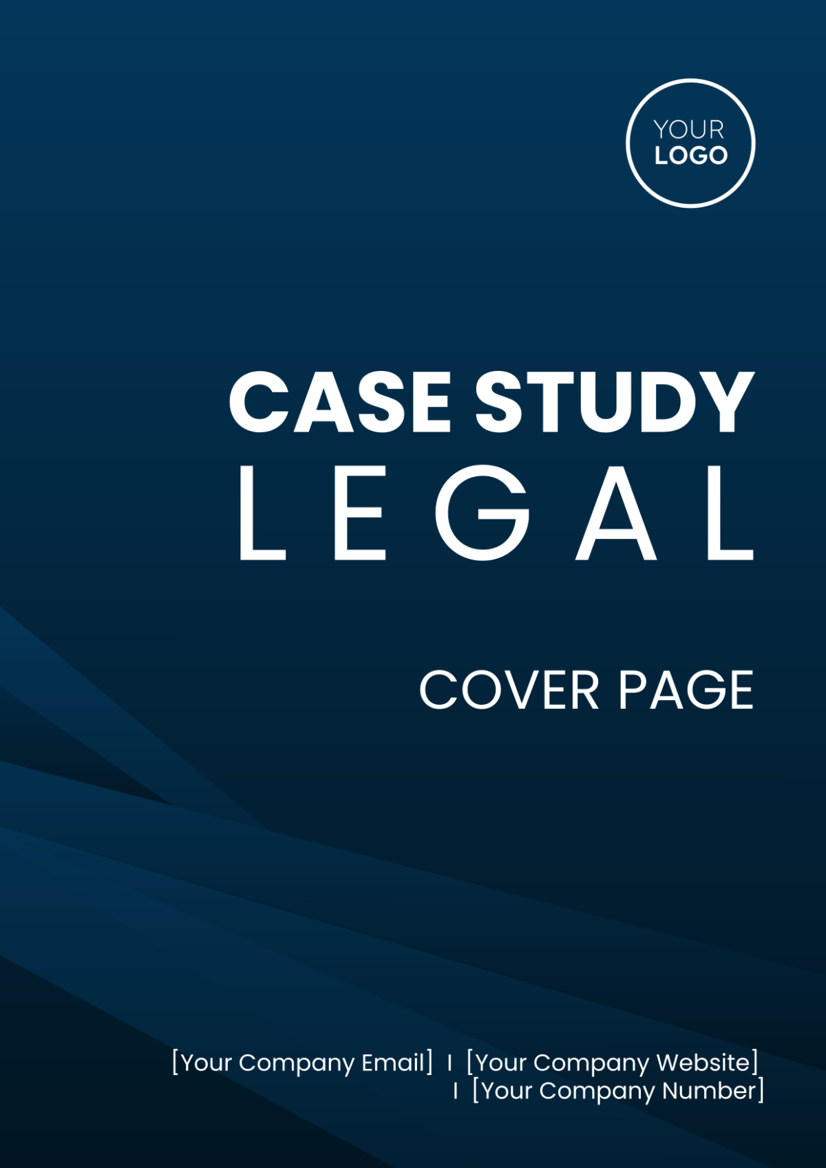 Case Study Legal Cover Page