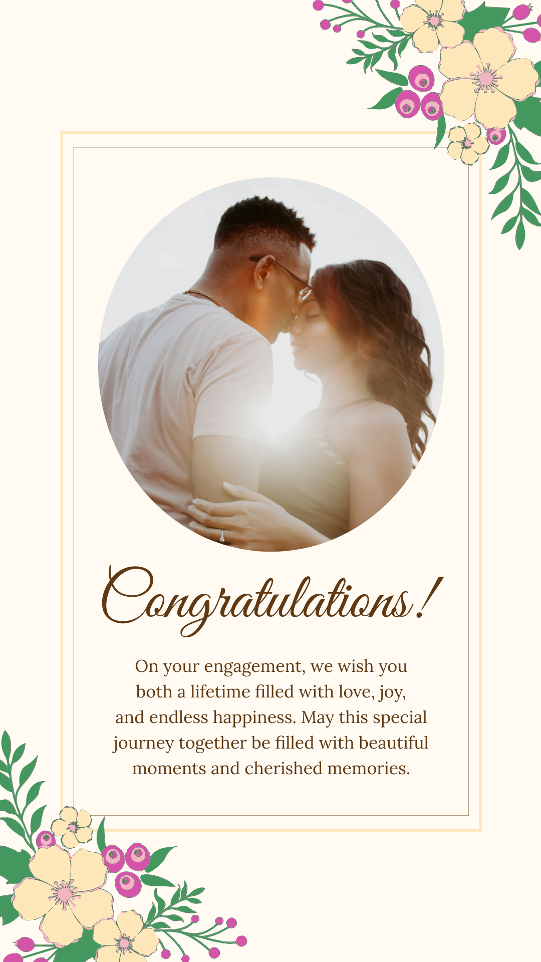 Free Congratulations Card for Engagement