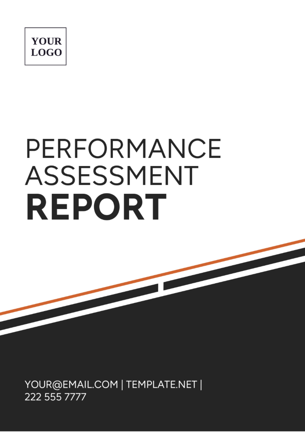 Performance Assessment Report Template