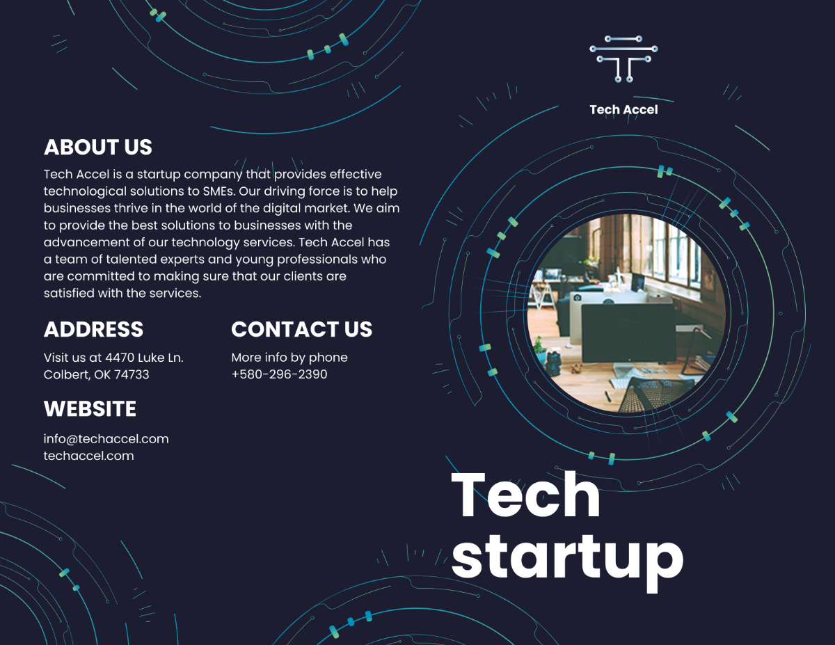 Tech Startup Brochure