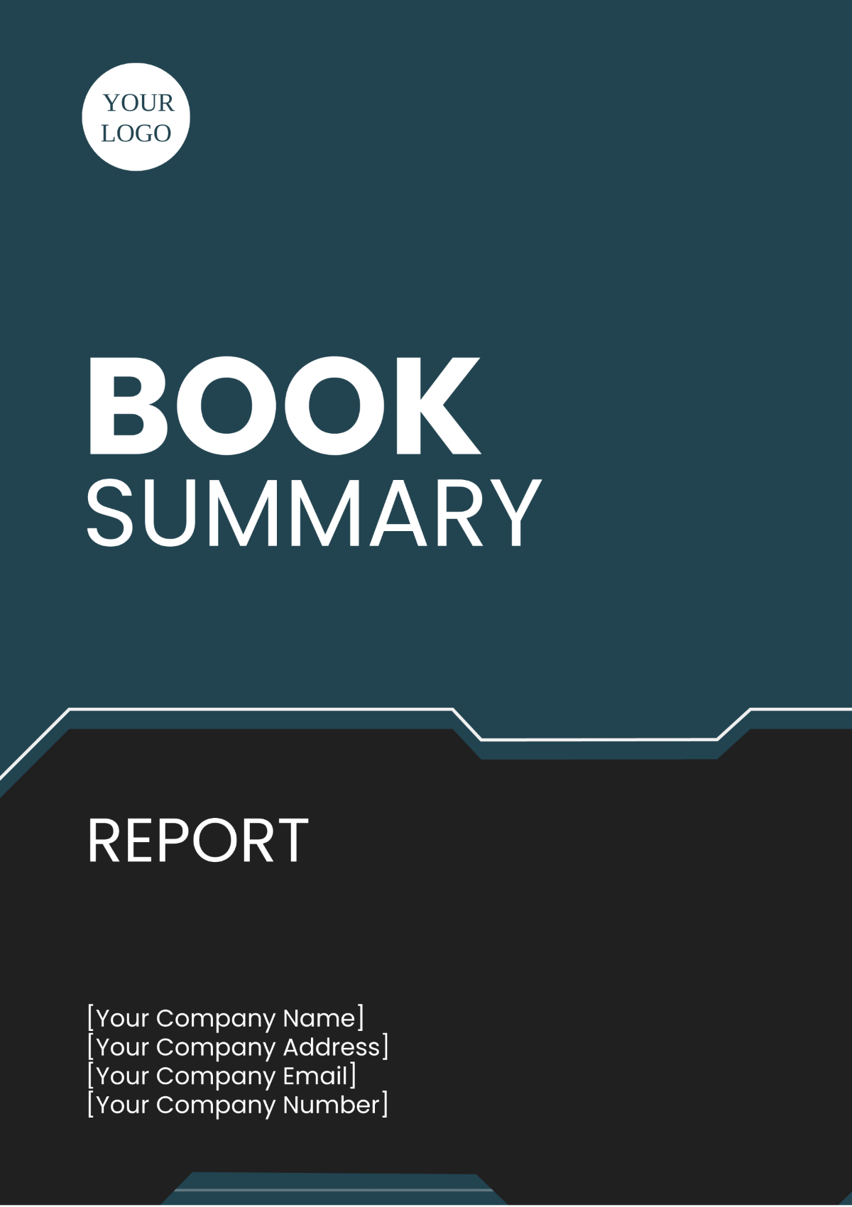 Book Summary Report Template