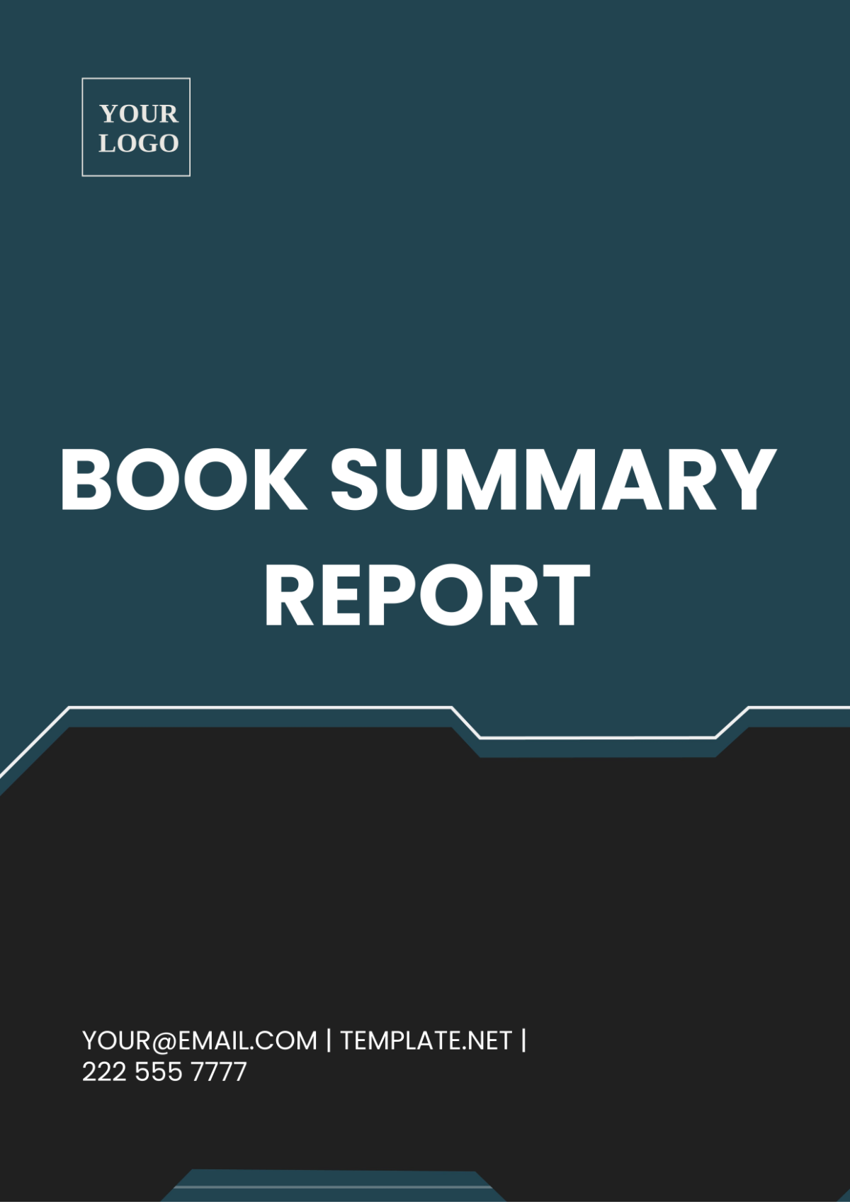 Book Summary Report Template - Edit Online & Download Example