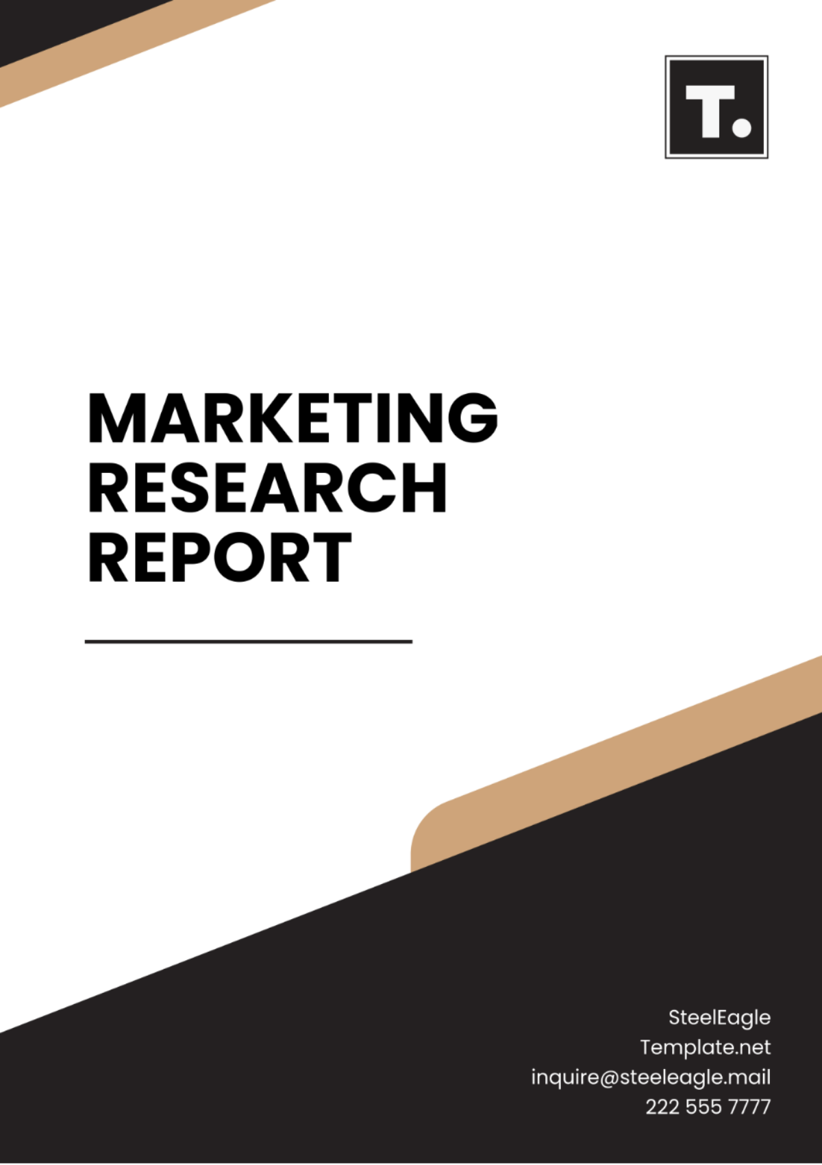 Free Marketing Research Report Template to Edit Online