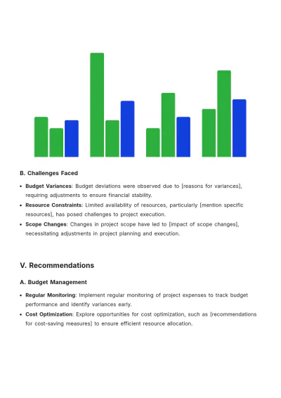 Free Project Quarterly Report Template to Edit Online