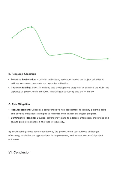 Free Project Quarterly Report Template to Edit Online