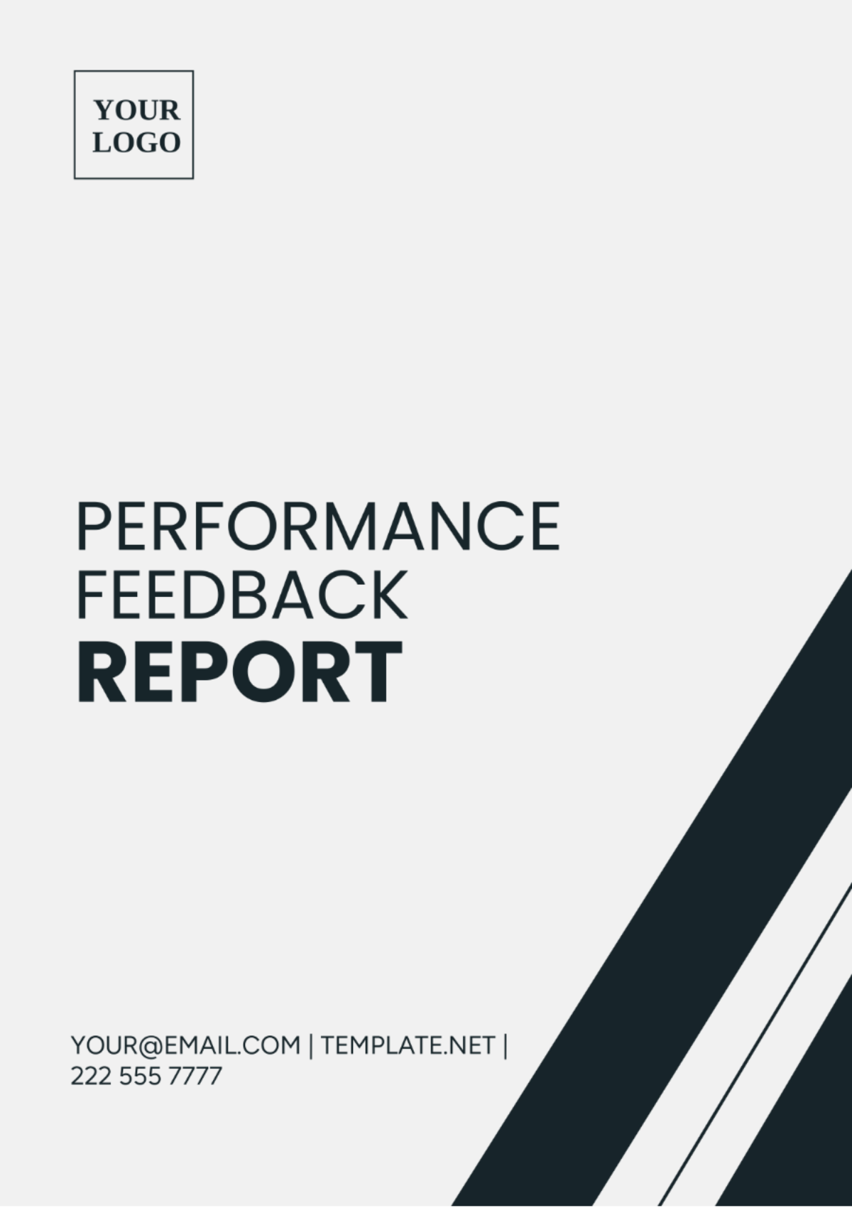 Performance Feedback Report Template