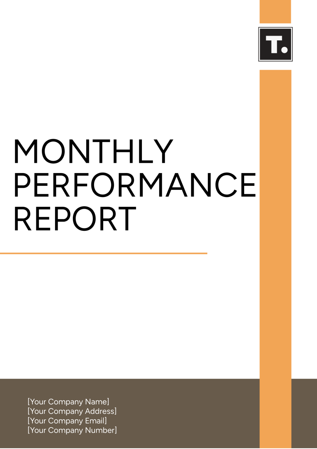 Free Monthly Performance Report Template - Edit Online & Download ...