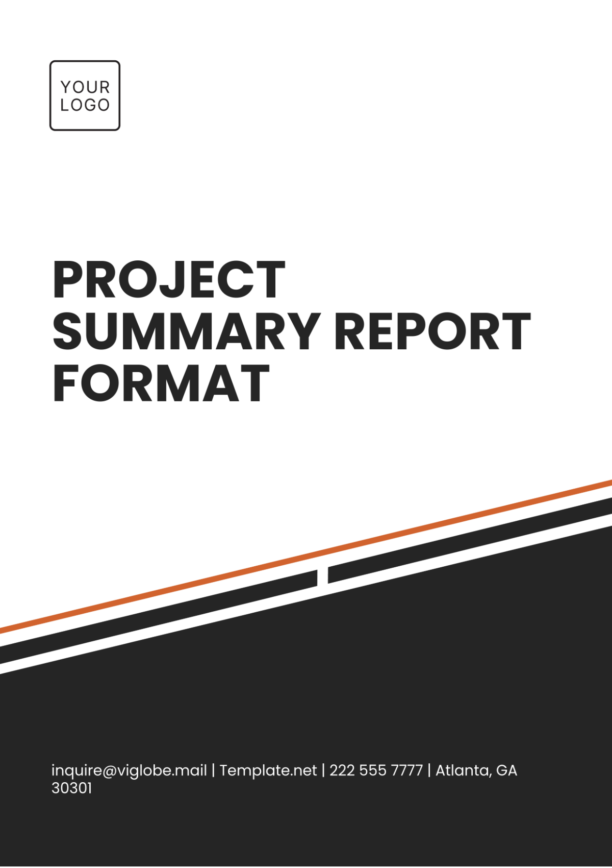 Project Summary Report Format Template - Edit Online & Download