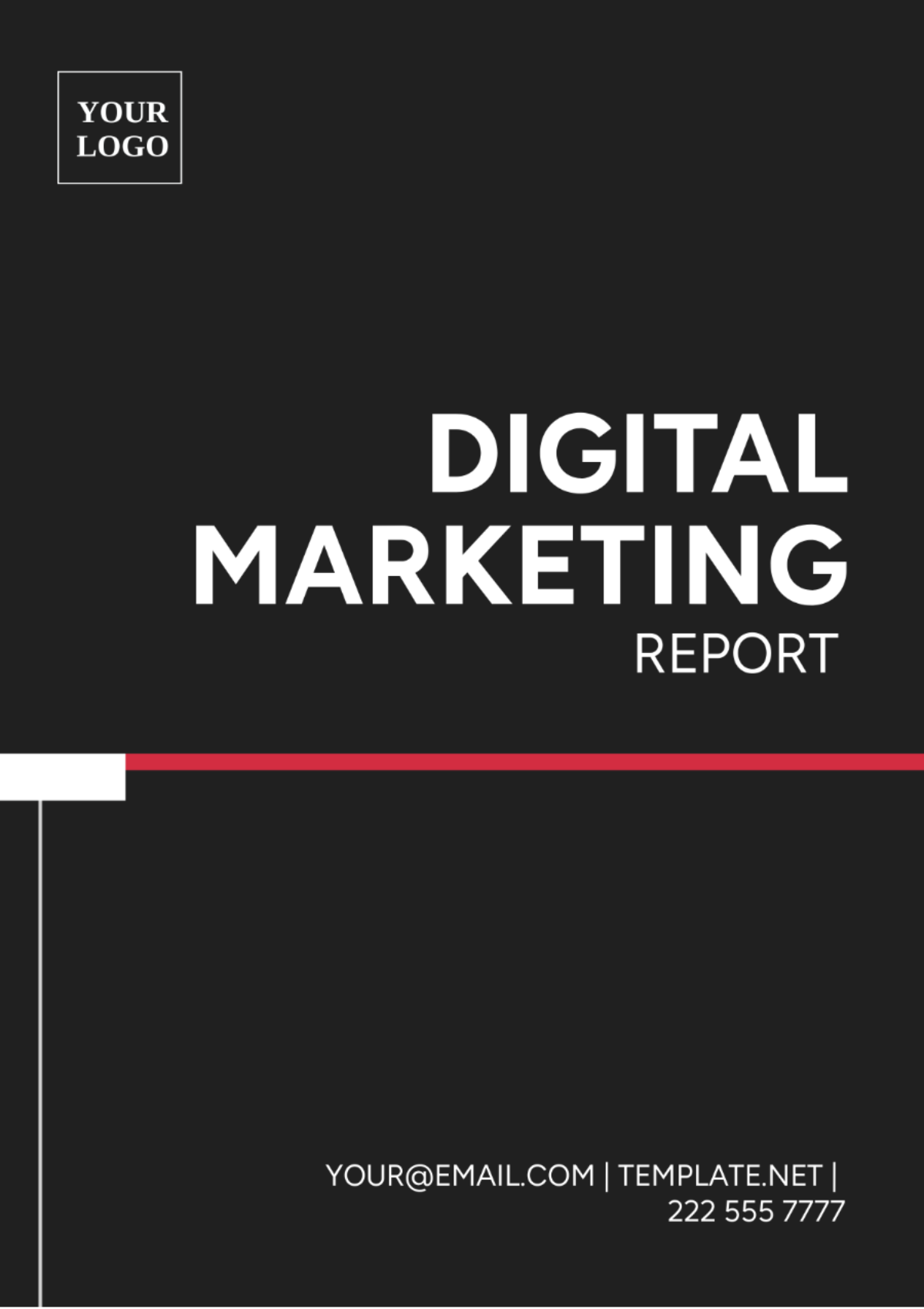 Digital Marketing Report Template