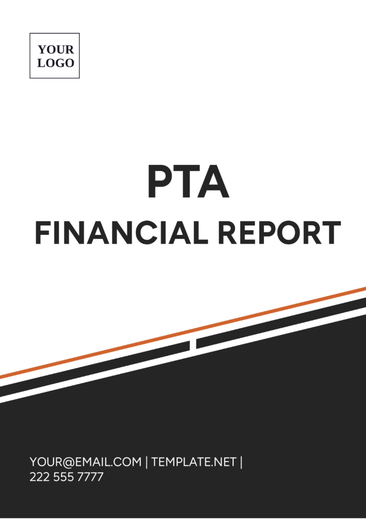 PTA Financial Report Template