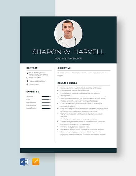 Hospice Physician Resume
