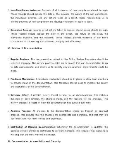Free Law Firm Ethics Review Procedure Template to Edit Online