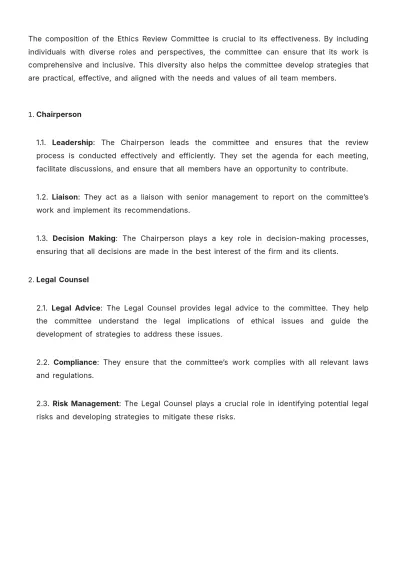 Free Law Firm Ethics Review Procedure Template to Edit Online