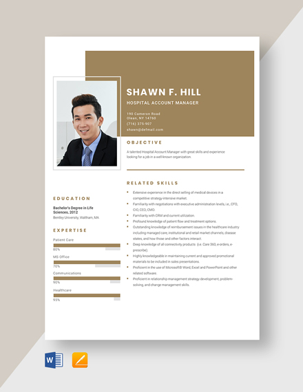 Free Hospital Pharmacy Manager Resume - Download in Word, Apple Pages ...