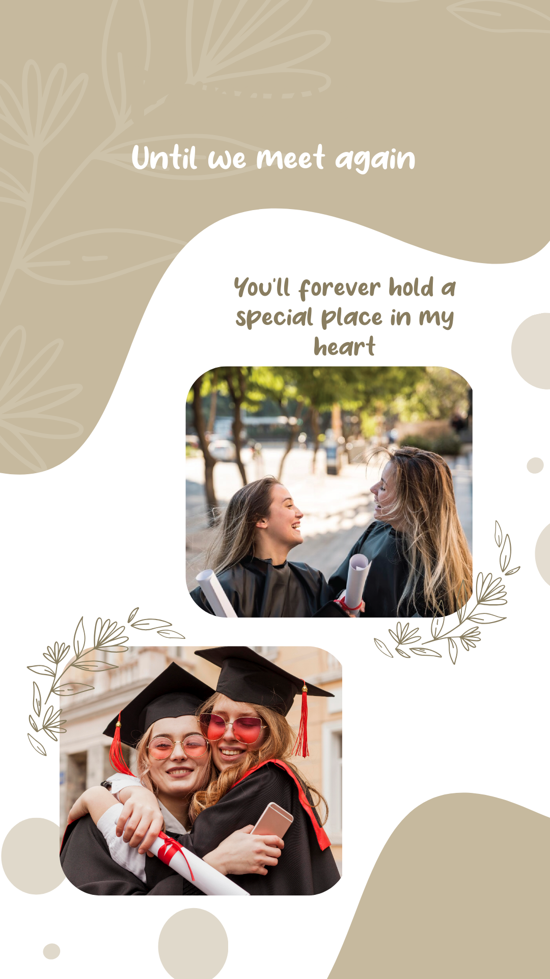 Farewell Photo Collage Template