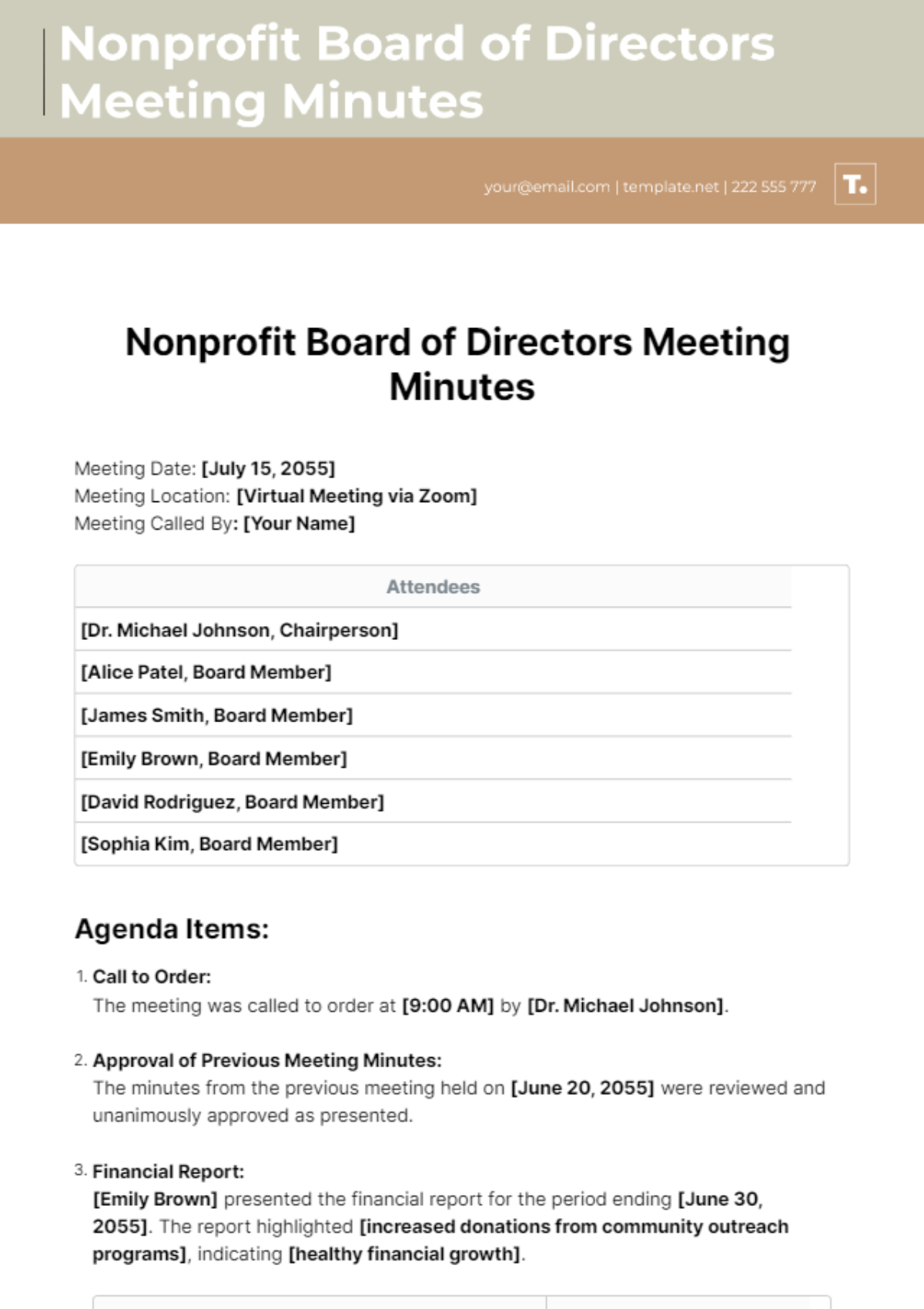 Free Board Of Directors Meeting Minutes Templates Editable And Printable Free Board Of Directors Meeting Minutes Templates Editable And Printable
