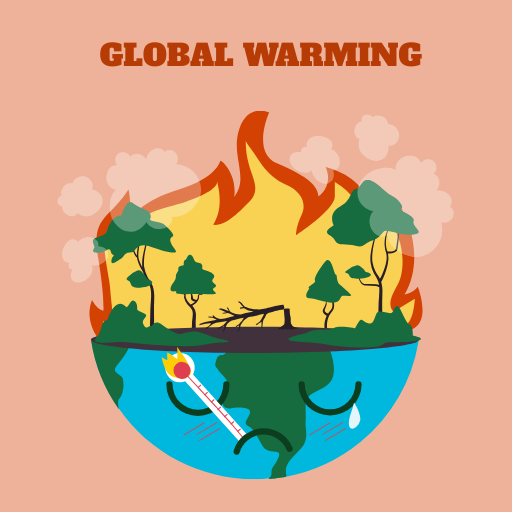 Free Global Warming Vector Template