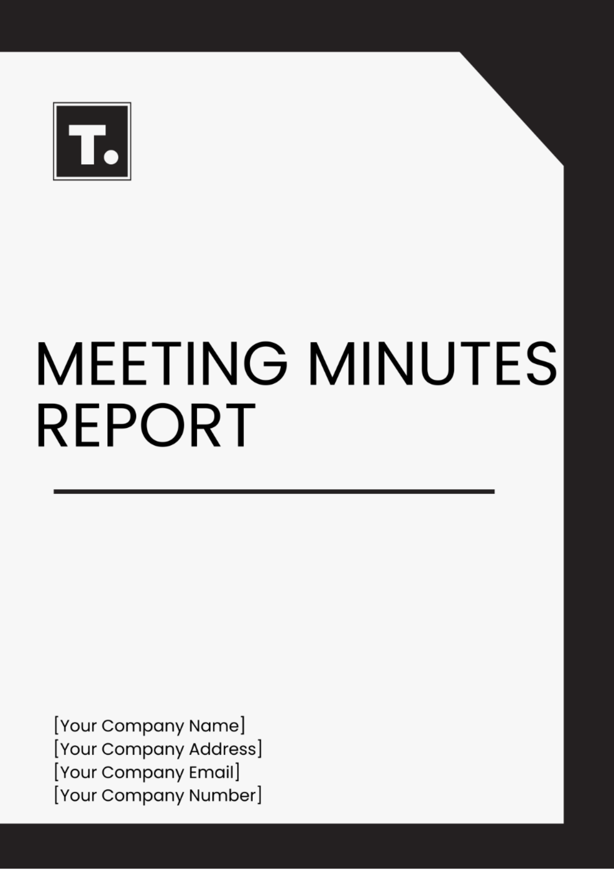 Meeting Minutes Report Template - Edit Online & Download