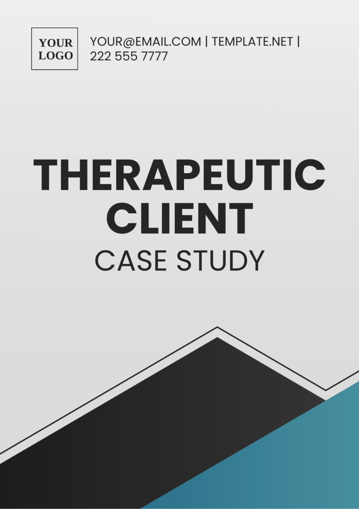Therapeutic Client Case Study Template