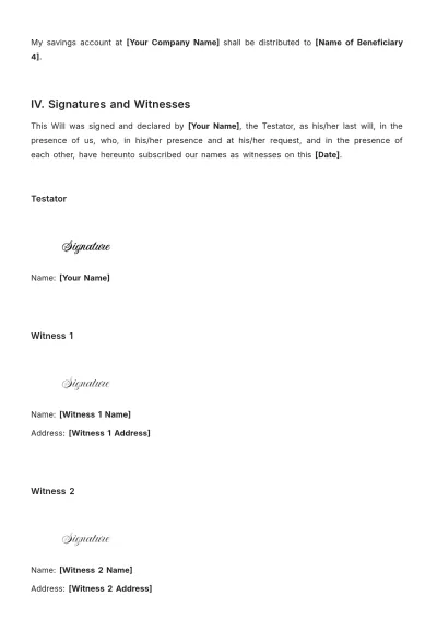 Free Oklahoma Codicil to Will Template to Edit Online