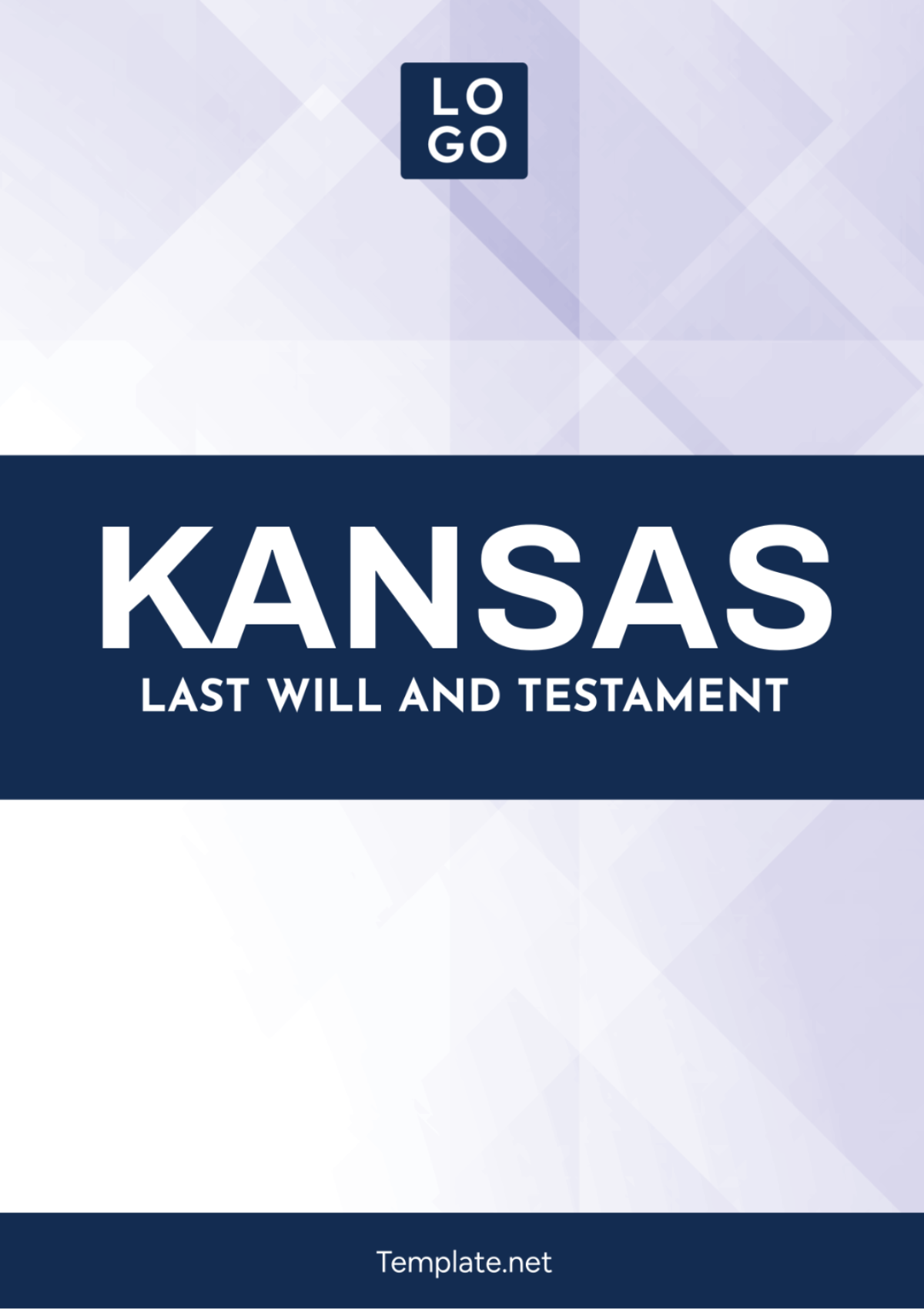 Kansas Last Will and Testament Template
