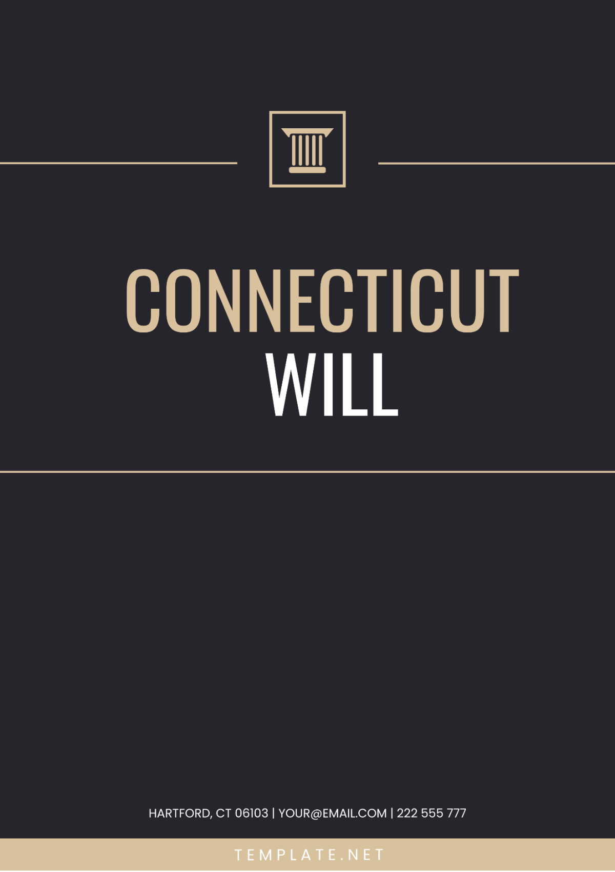 Connecticut Will Template - Edit Online & Download