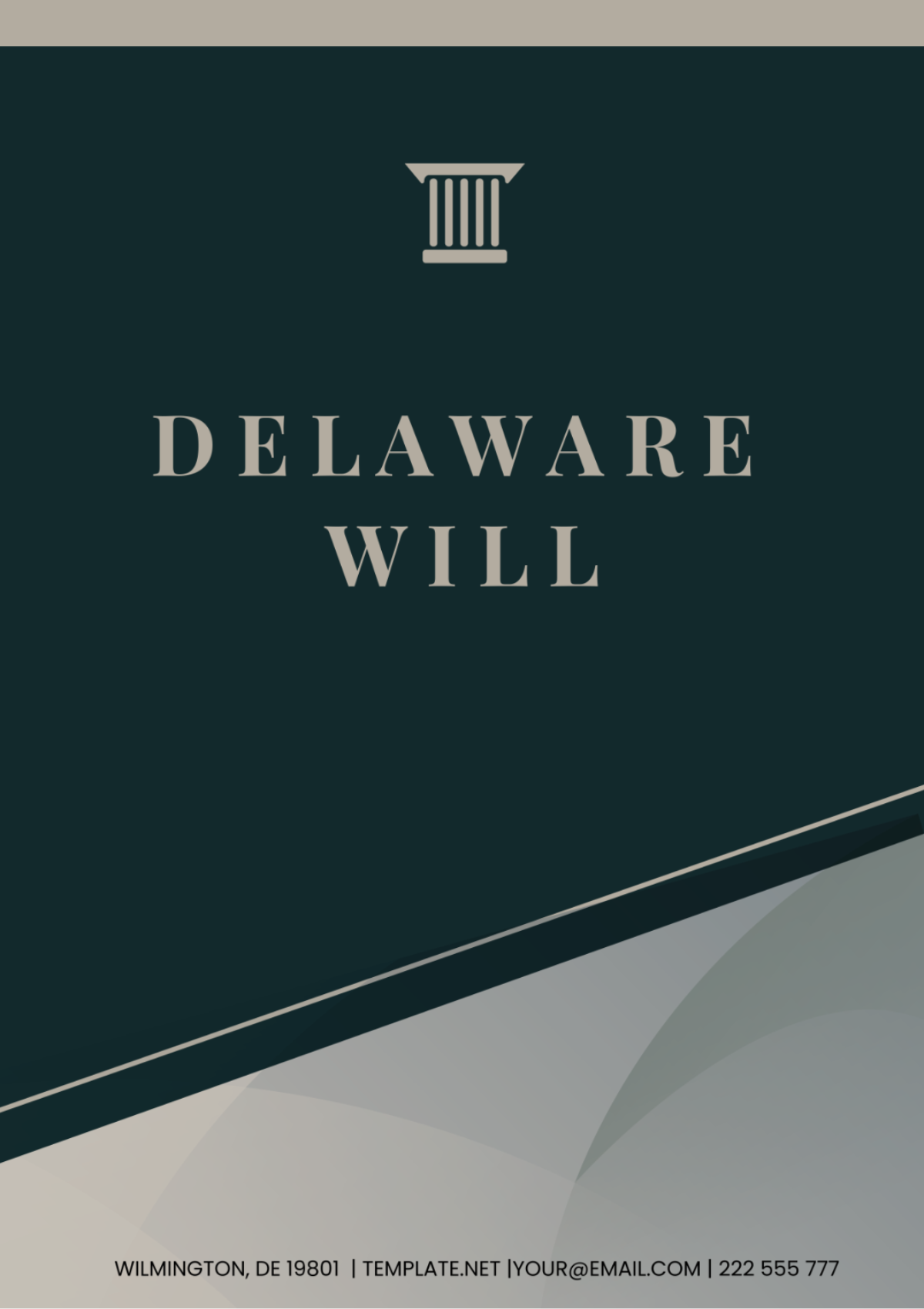 Delaware Will Template - Edit Online & Download