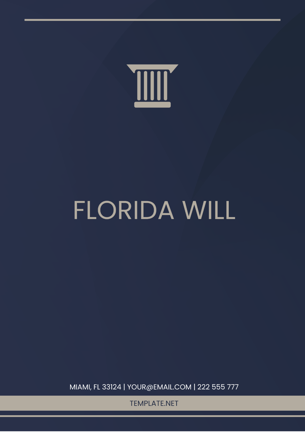 Florida Will Template - Edit Online & Download