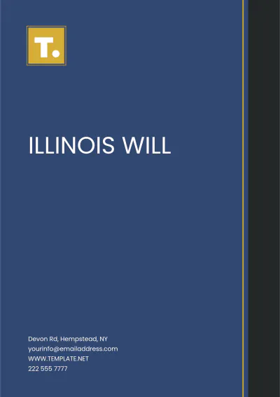 Free Illinois Will Template to Edit Online