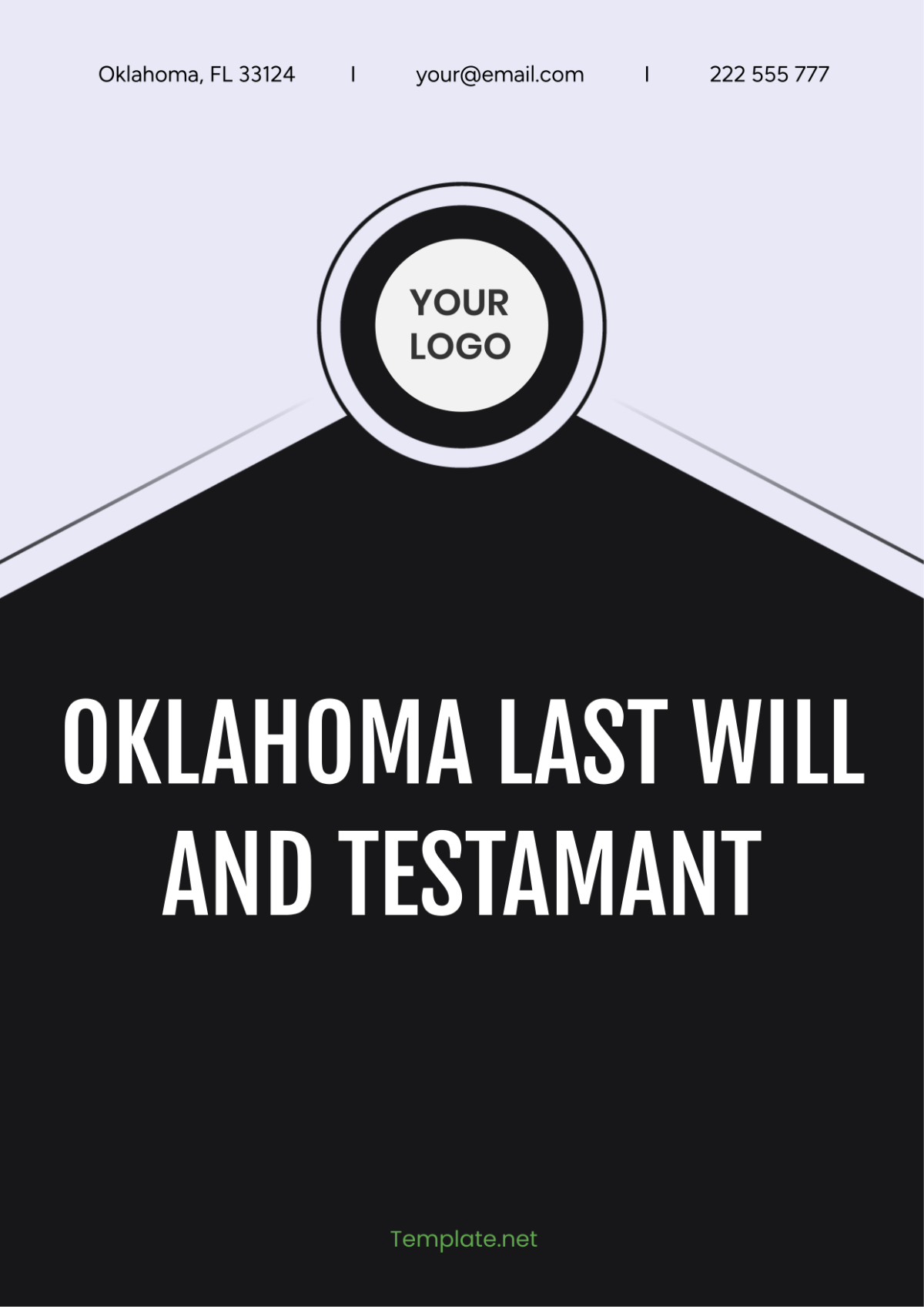 Free Oklahoma Last Will and Testament Template