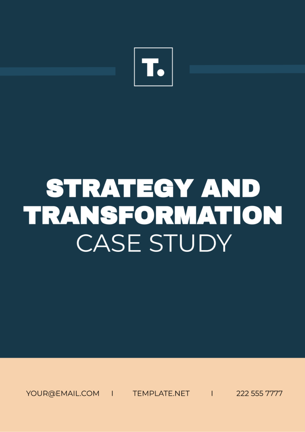 Strategy and Transformation Case Study Template