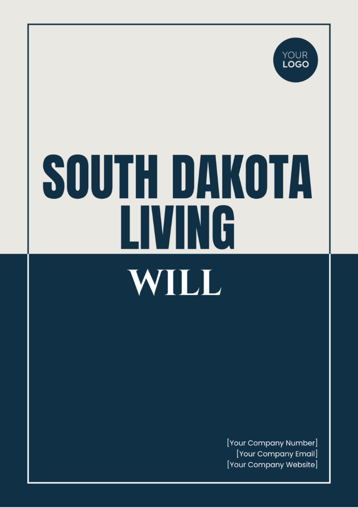 Free South Dakota Living Will Template