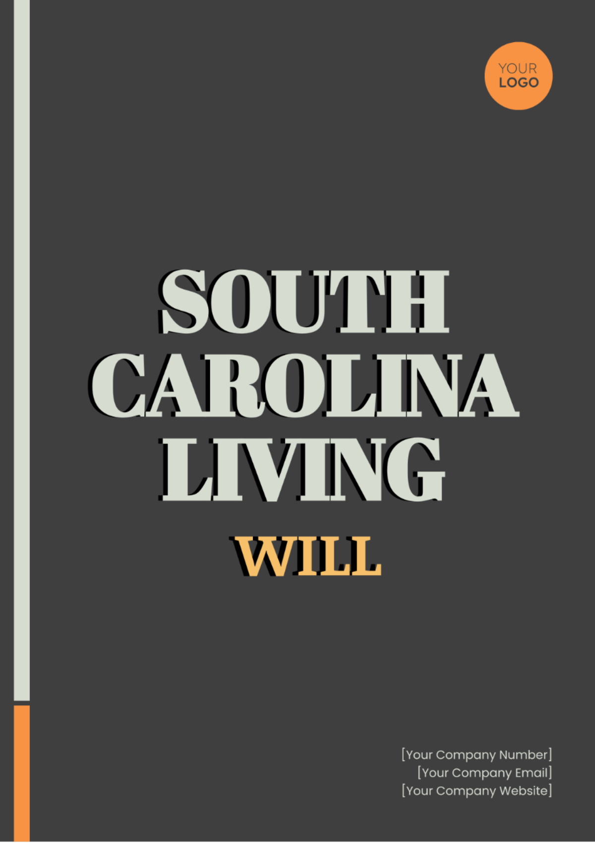 South Carolina Living Will Template