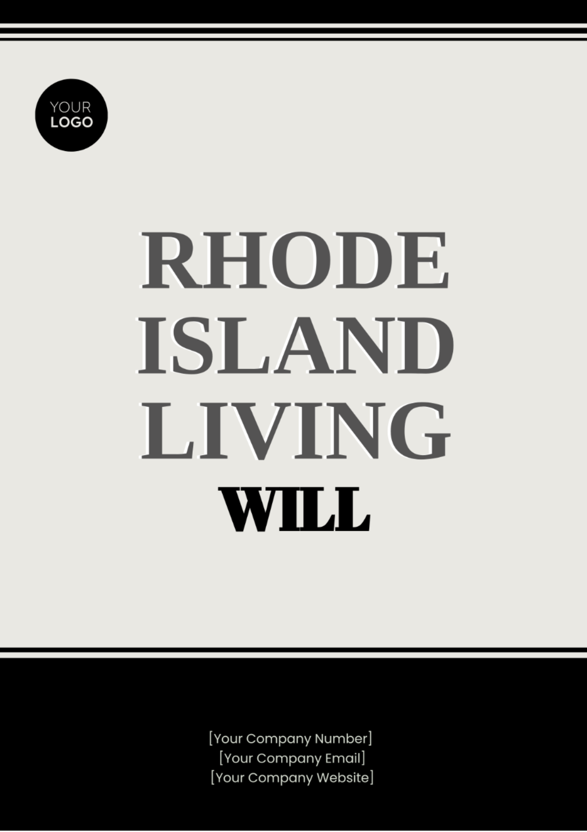 Rhode Island Living Will Template