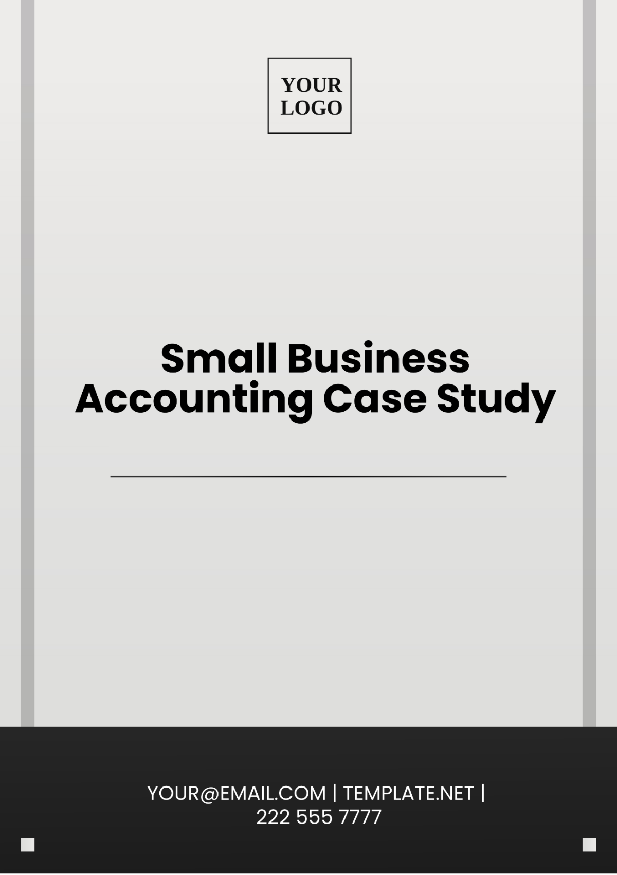 Small Business Accounting Case Study Template