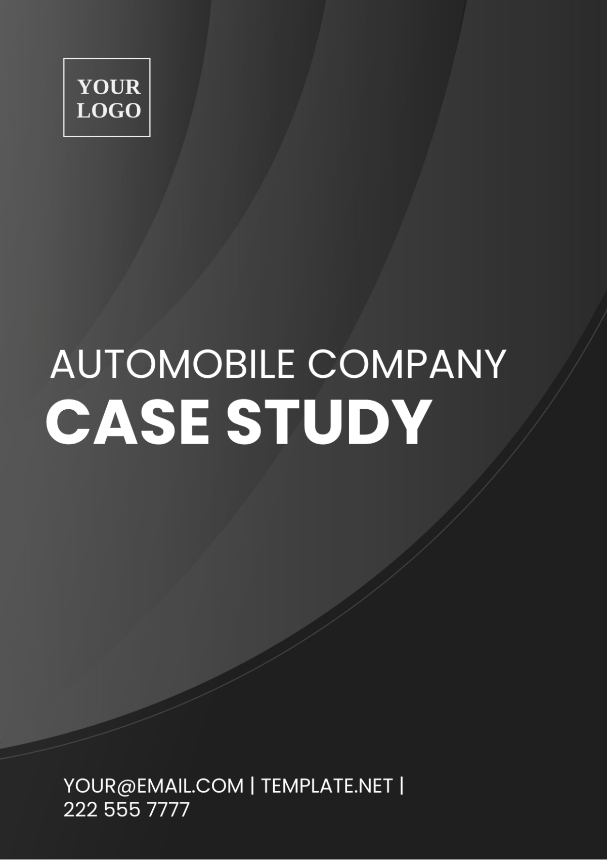 Free Automobile Company Case Study Template