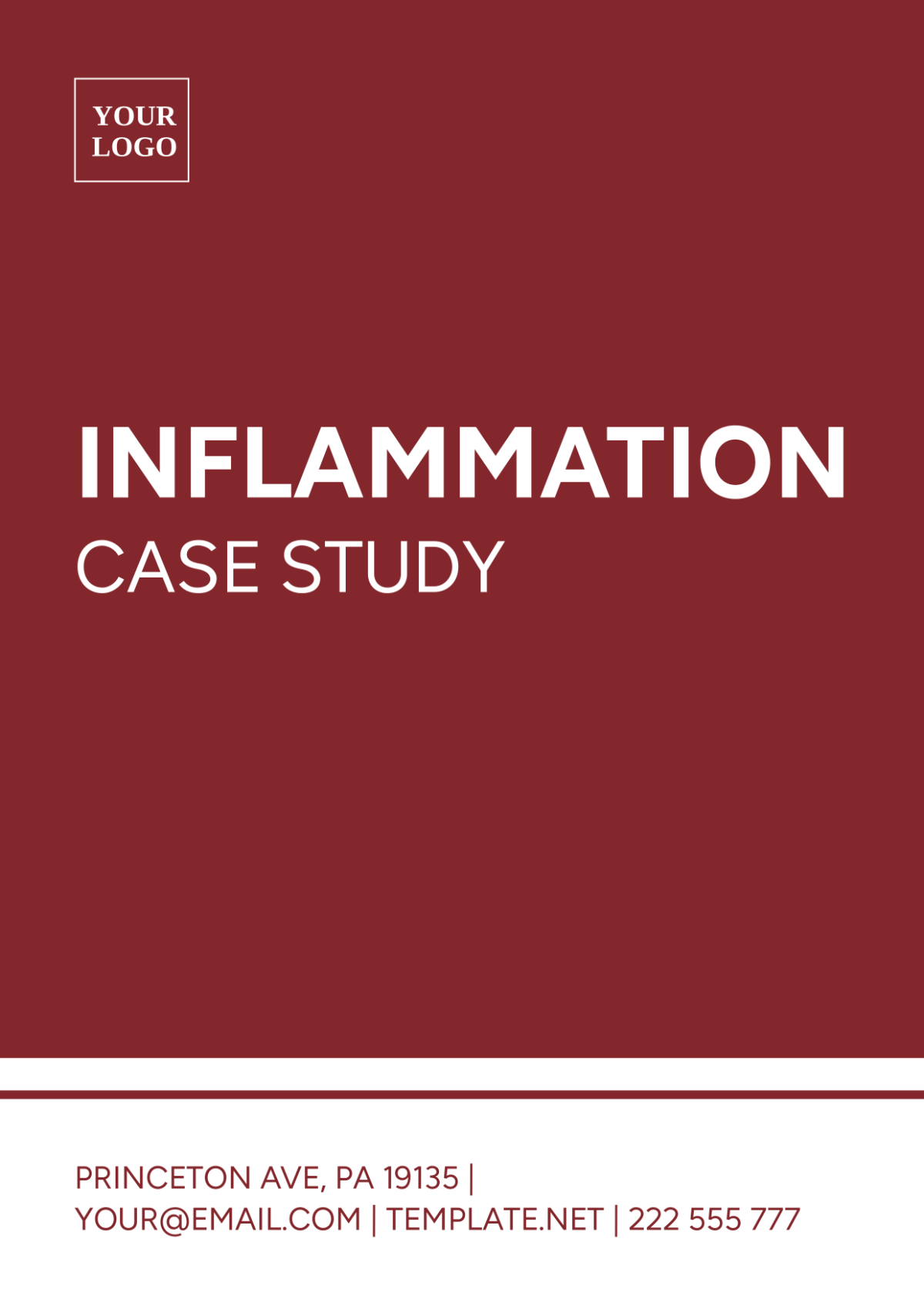 Free Inflammation Case Study Template 