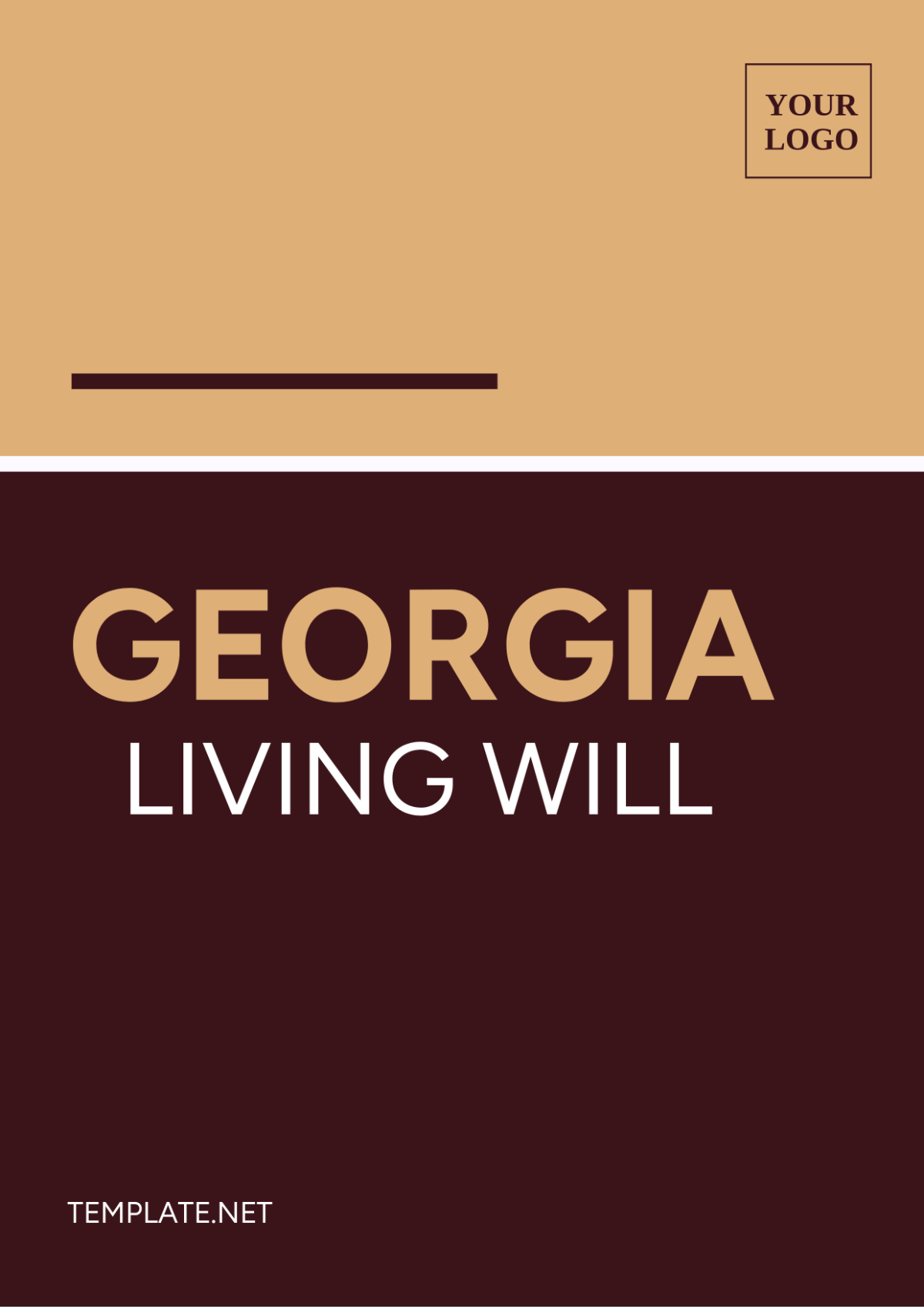 Georgia Living Will Template
