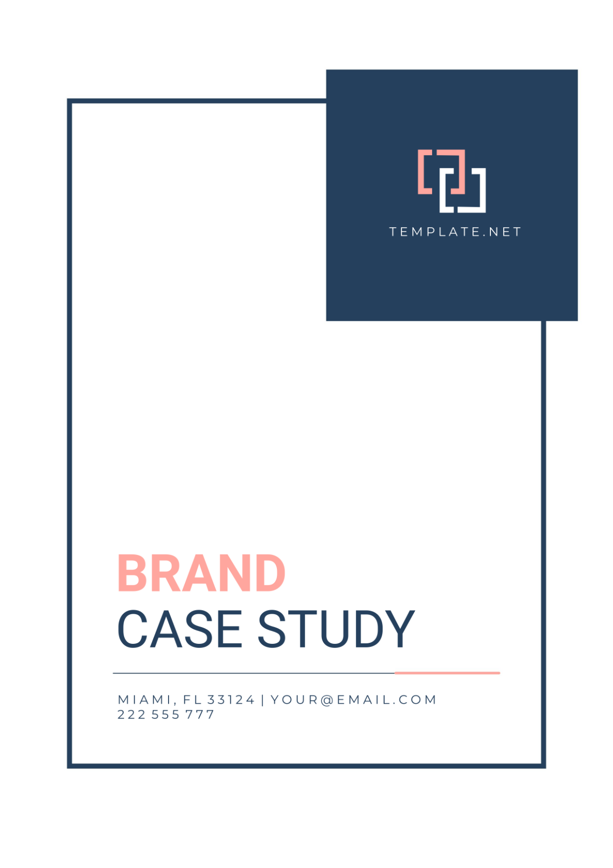 Brand Case Study Template