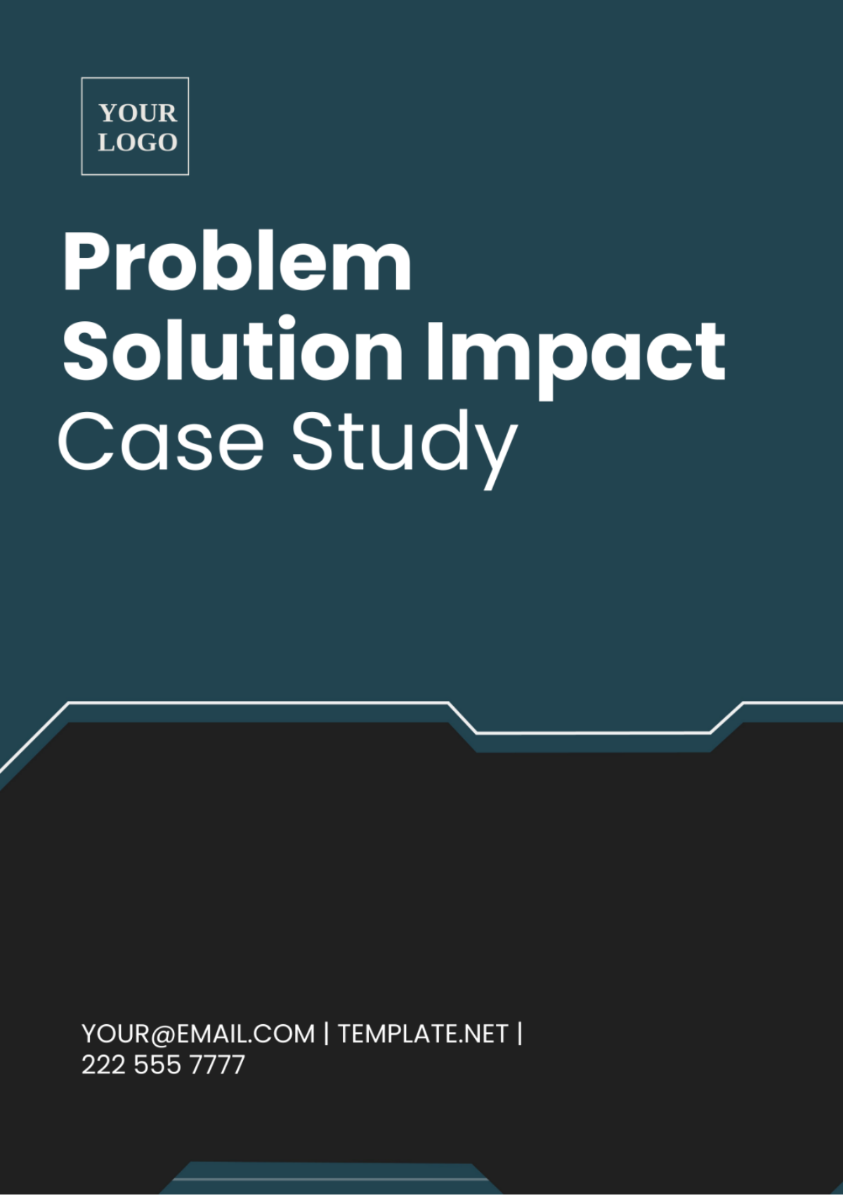 Problem Solution Impact Case Study Template