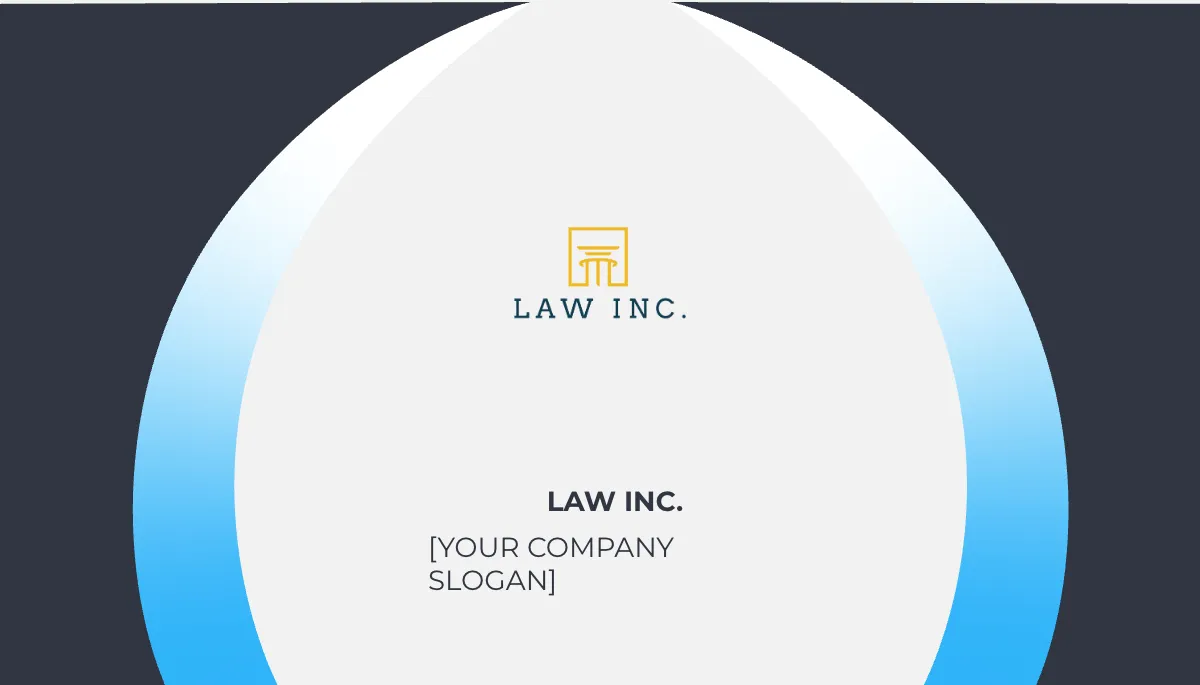 Free Law Firm Paralegal Staff Business Card Template to Edit Online