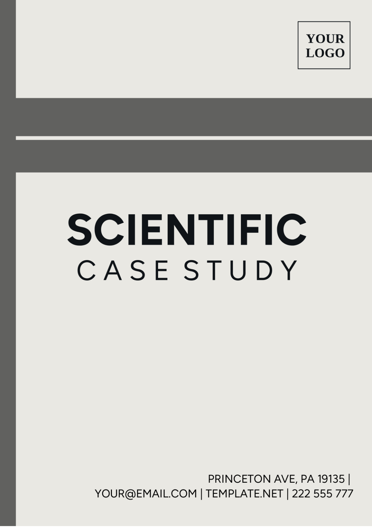 Free Scientific Case Study Template
