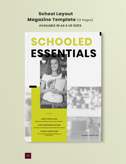 school layout magazine