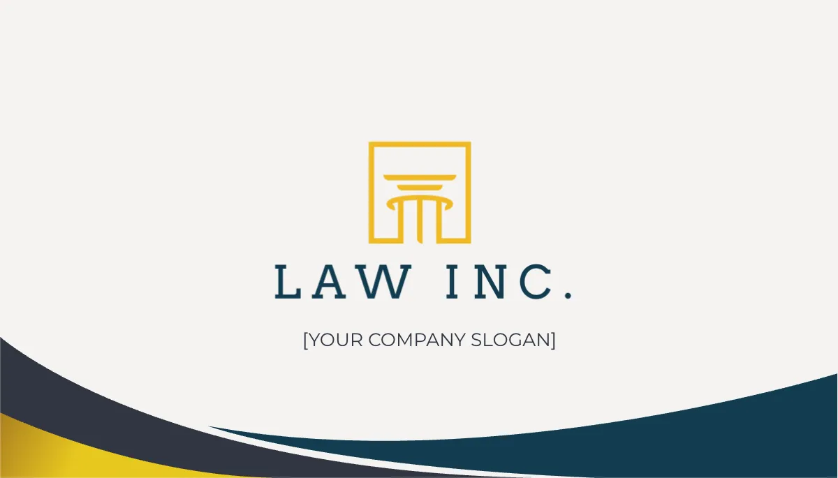 Free Law Firm Intellectual Property Lawyer Business Card Template to Edit Online