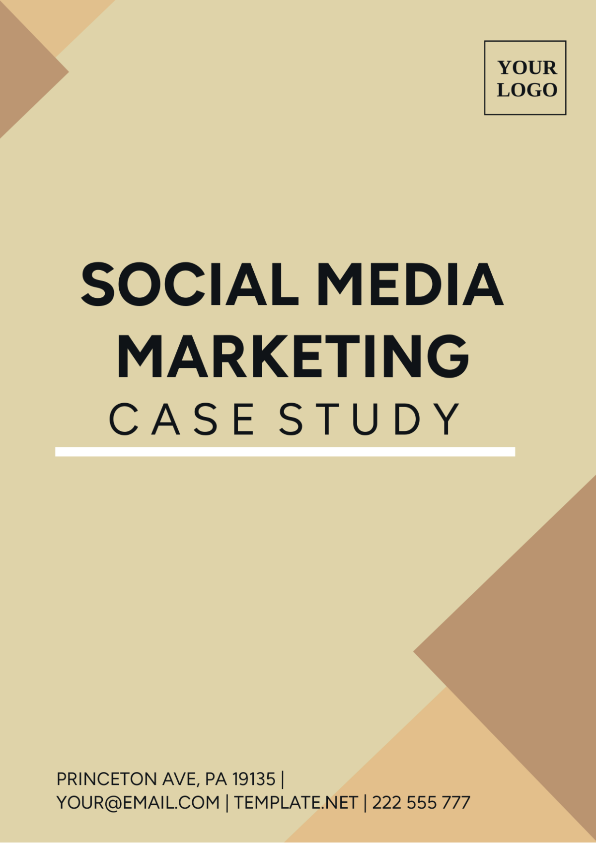 Free Social Media Marketing Case Study Template